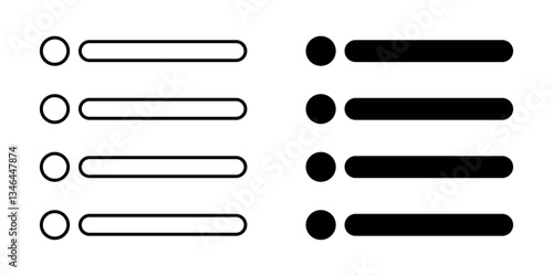  More Options Icon – Outline and Solid Style