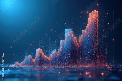 Visualizing Market Caps via Creative Stock Imagery