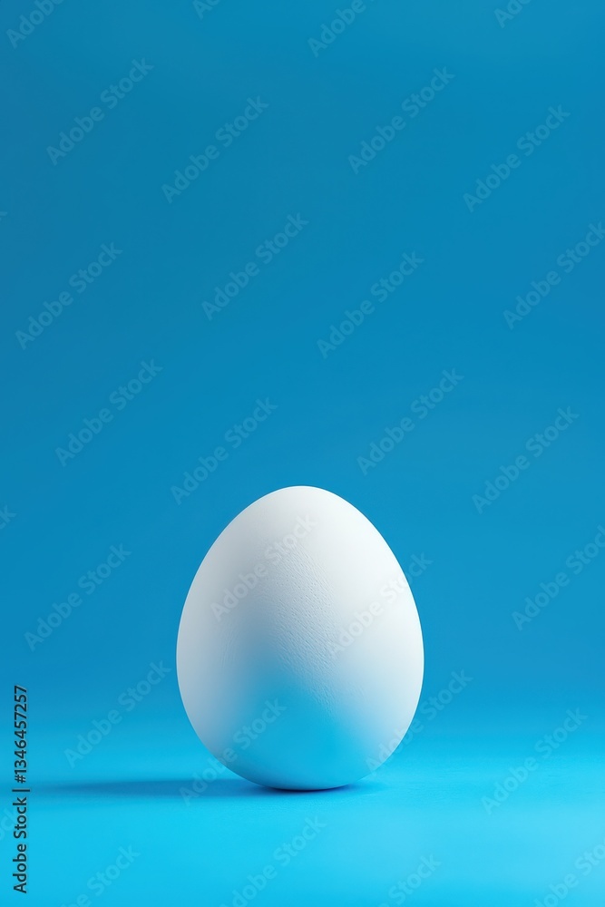 A minimalist abstract rendering of an egg with elegant lighting A minimalist abstract rendering of an egg with elegant lighting