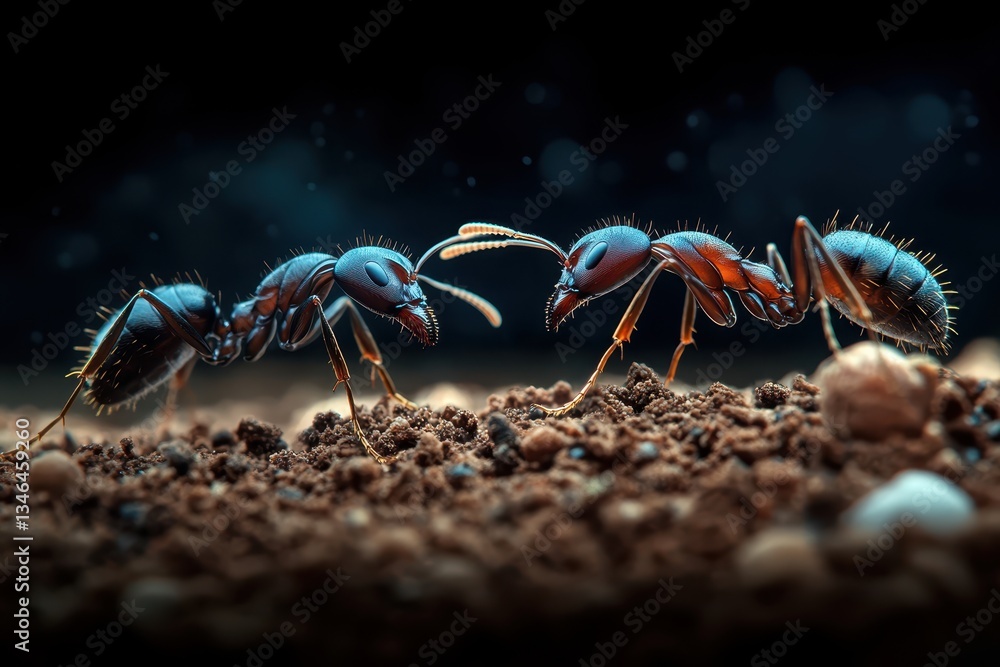 Fototapeta premium Tiny Ants Banner