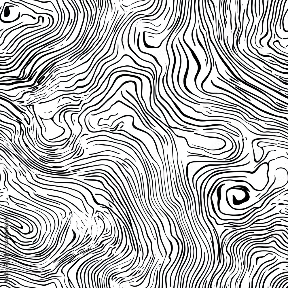Seamless Monochrome Black Wood Grain Pattern Minimalist Design Texture for Modern Backgrounds Seamless Monochrome Black Wood Grain Pattern Minimalist Design Texture for Modern Backgrounds