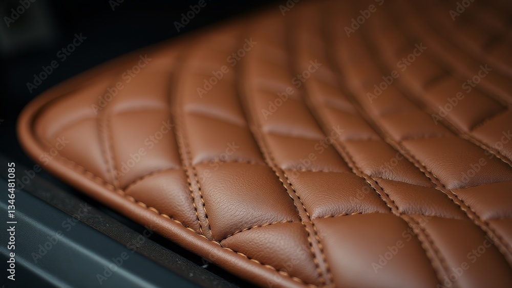 Naklejka premium Car Floor Mat With Quilted Pattern
