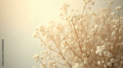 Soft Focus White Baby's Breath Flowers - Dreamy Delicate Floral Image