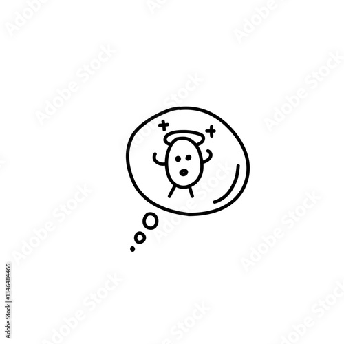 Swear word speech bubble