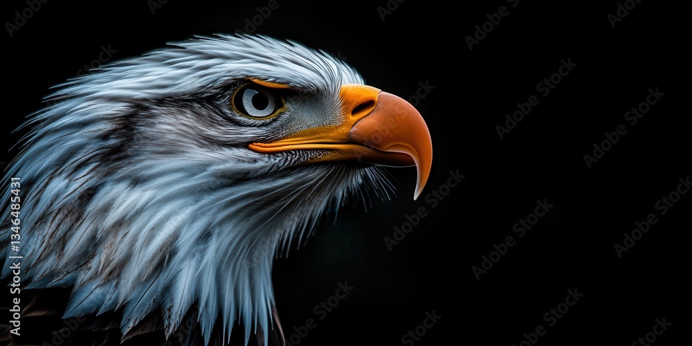 Fototapeta premium Mountain Eagle Banner