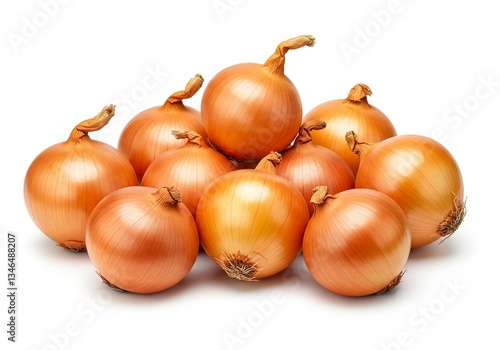 Wallpaper Mural onions on a white background Torontodigital.ca