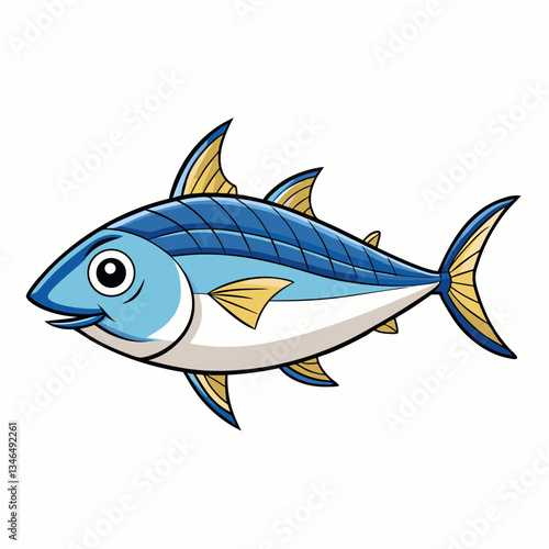 tuna fish vector illustration