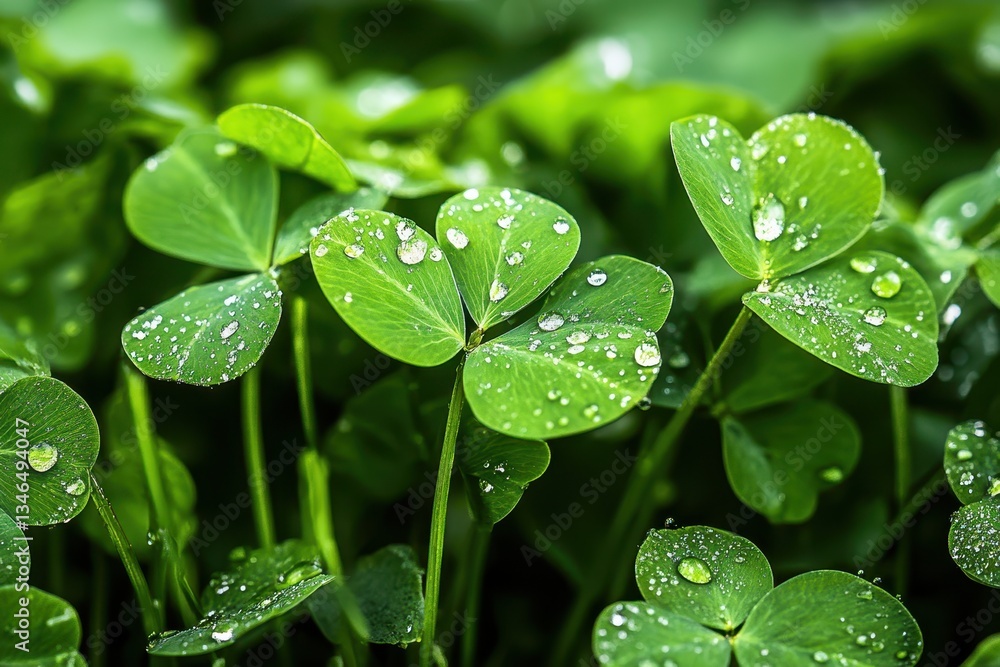 Four-Leaf Clover Banner Four-Leaf Clover Banner