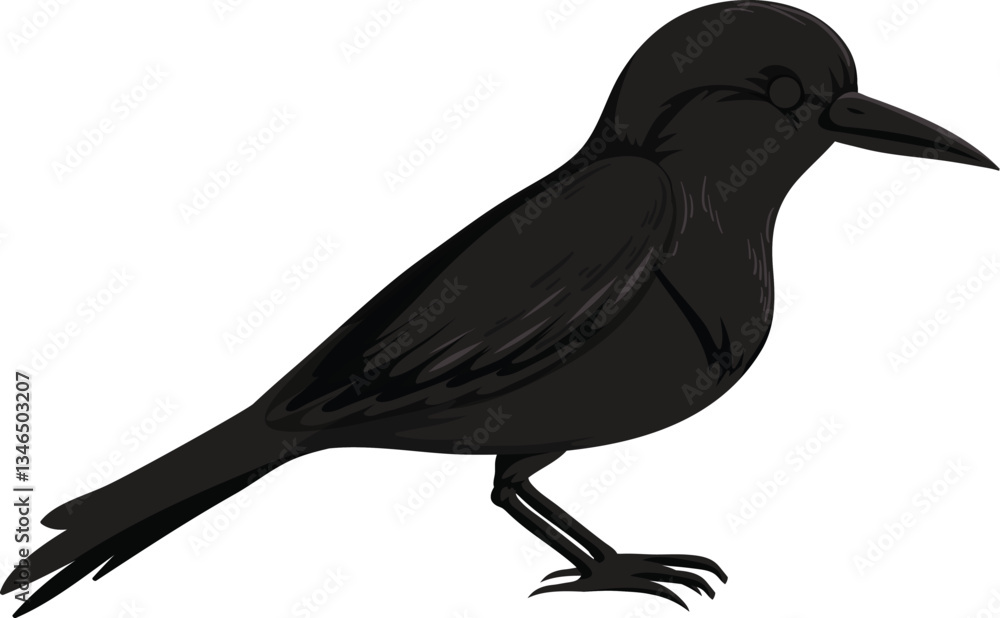 Fototapeta premium set of silhouettes of bird vector art background