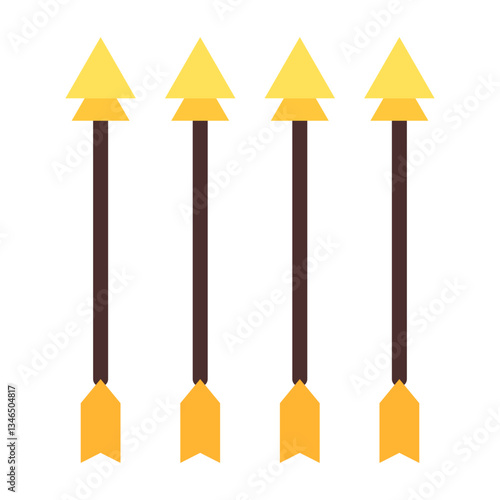 Elven Arrow Vector Design Icon Style
