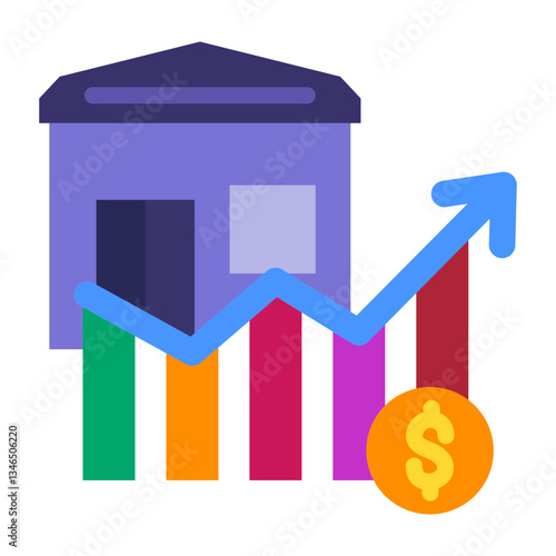 Housing market Vector Design Icon Style