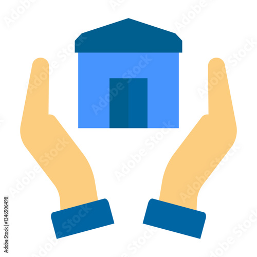 Housing affordability Vector Design Icon Style