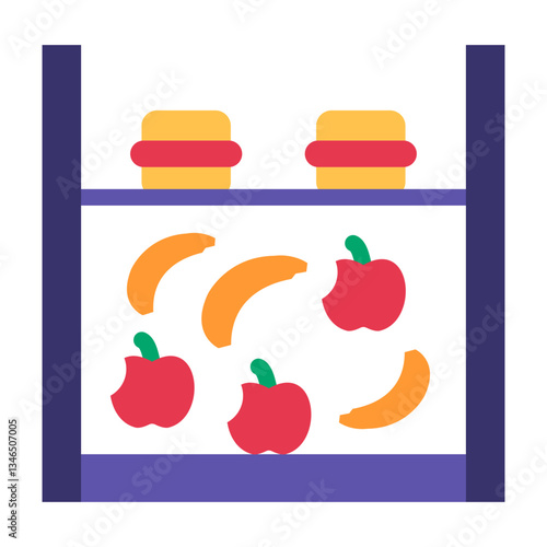 Food storage Vector Design Icon Style