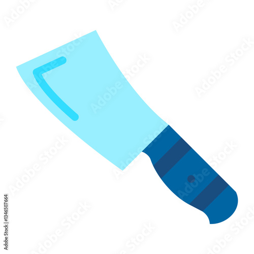 Meat cleaver Vector Design Icon Style