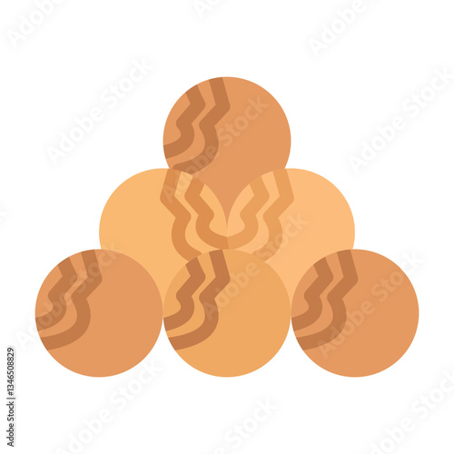 Wood extraction Vector Design Icon Style
