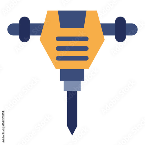 Jackhammer Vector Design Icon Style