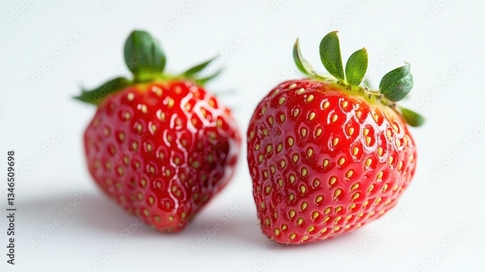 Fresh strawberries close-up studio shot Fresh strawberries close-up studio shot
