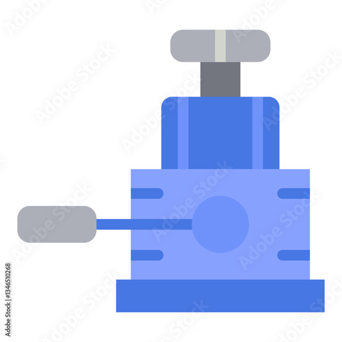 Hydraulic Jack Vector Design Icon Style