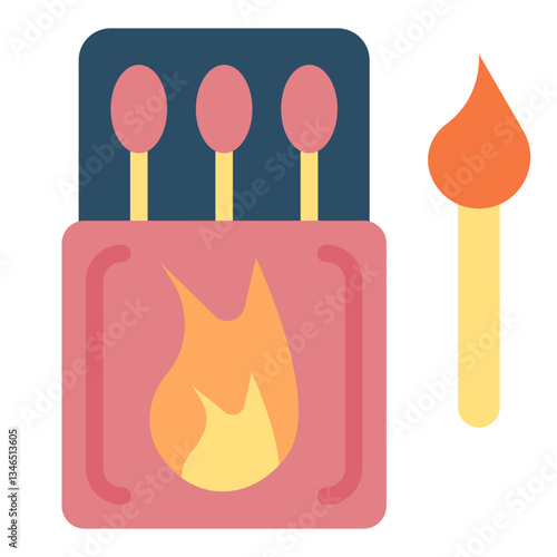 Matchbox Vector Design Icon Style