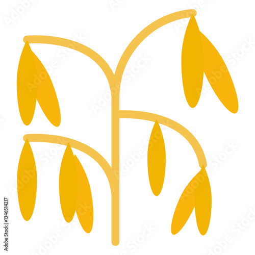 Oats Vector Design Icon Style