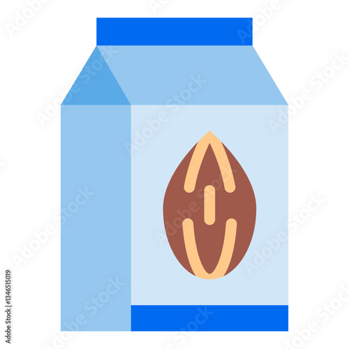 Almond Milk Vector Design Icon Style
