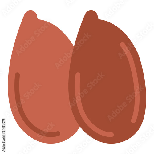 Flaxseeds Vector Design Icon Style