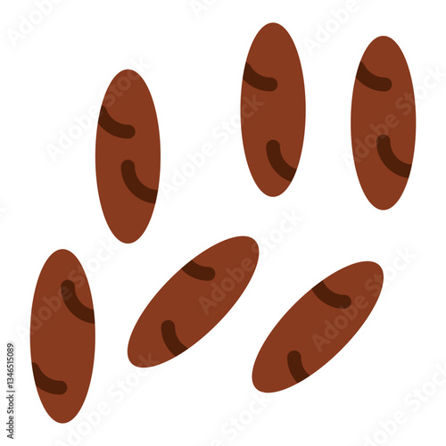 Chia Seeds Vector Design Icon Style
