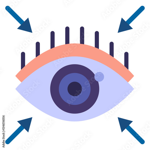 Focus Vector Design Icon Style