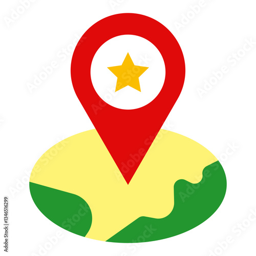 Pinpoint Vector Design Icon Style