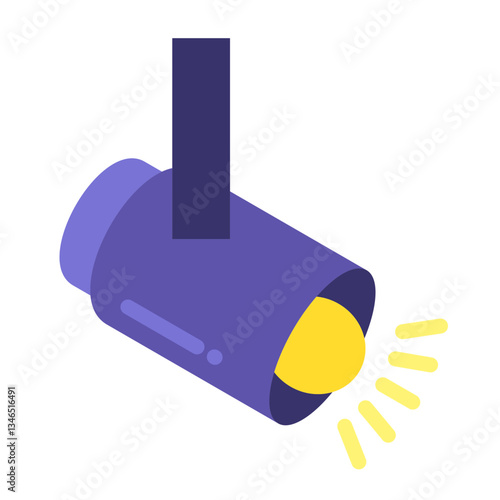 Searchlight Vector Design Icon Style