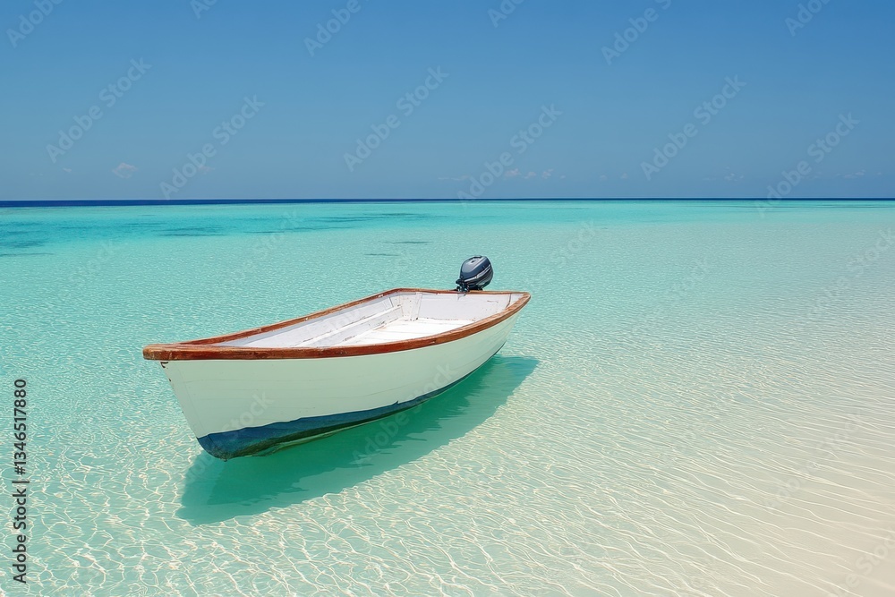 Naklejka premium Maldives Travel Banner