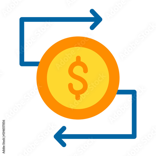 Barter Vector Design Icon Style
