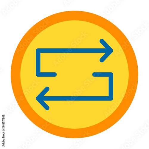 Swap Vector Design Icon Style