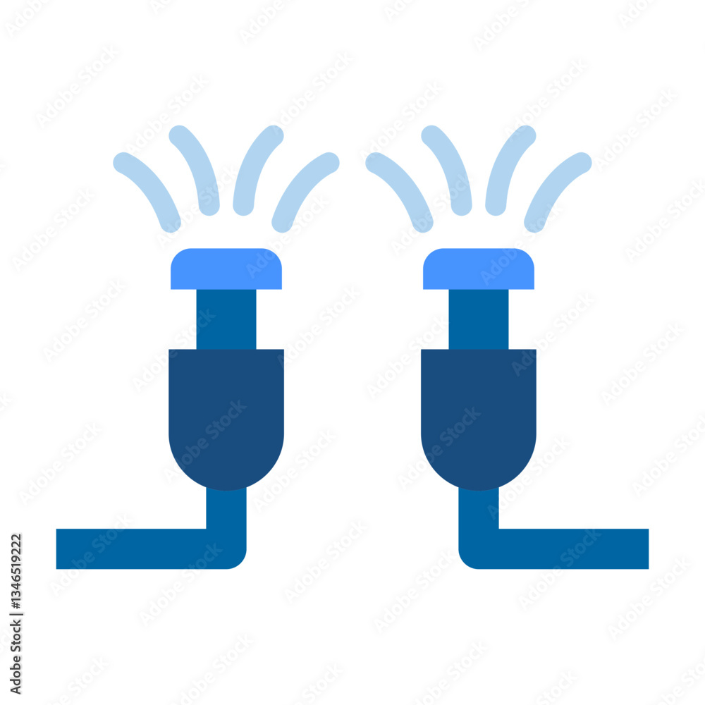 Micro Irrigation Vector Design Icon Style Micro Irrigation Vector Design Icon Style
