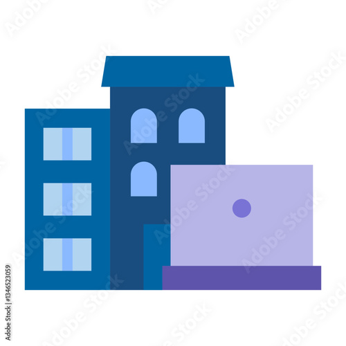 City Nomads Vector Design Icon Style