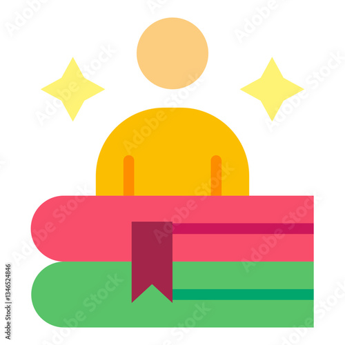 Storyteller Vector Design Icon Style