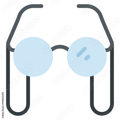 Glasses Chain Vector Design Icon Style