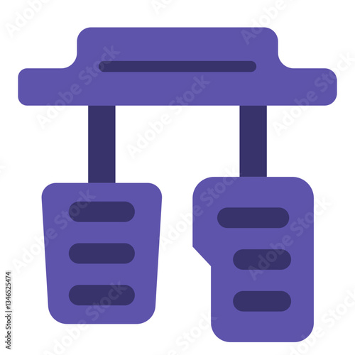 Brake Pedal Vector Design Icon Style
