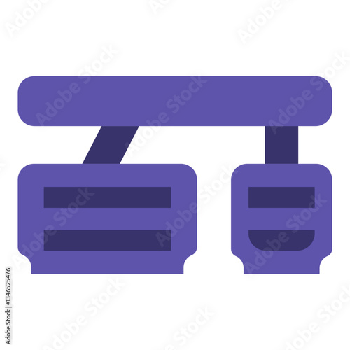 Accelerator Pedal Vector Design Icon Style