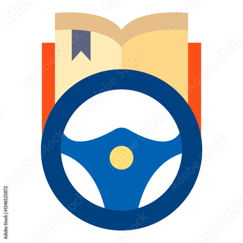 Driver Education Vector Design Icon Style
