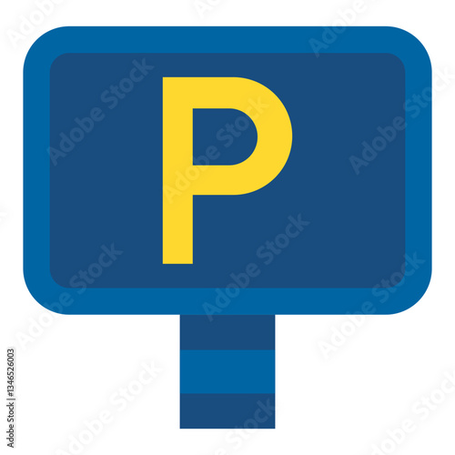 Parking Vector Design Icon Style