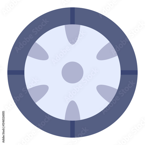 Wheel Vector Design Icon Style
