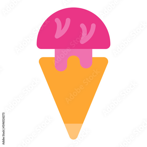 Ice cream Vector Design Icon Style