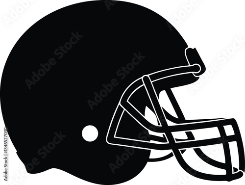 american football helmet silhouette vector,football helmet clip art