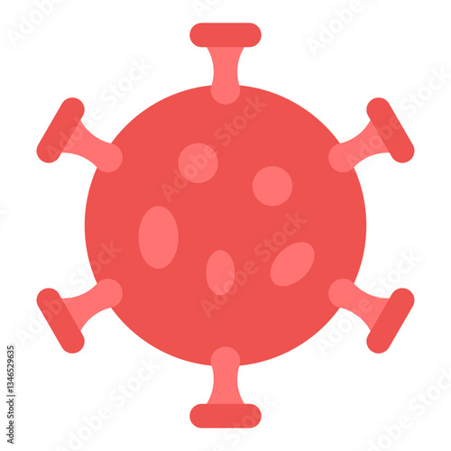 Virus Vector Design Icon Style