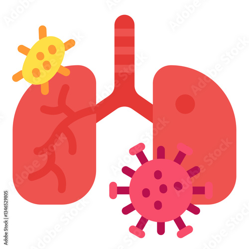 Infectious disease Vector Design Icon Style