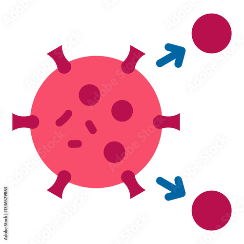 Zoonosis Vector Design Icon Style