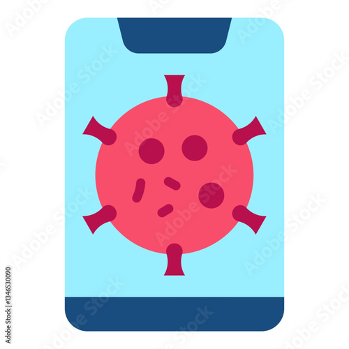 Contact tracing Vector Design Icon Style