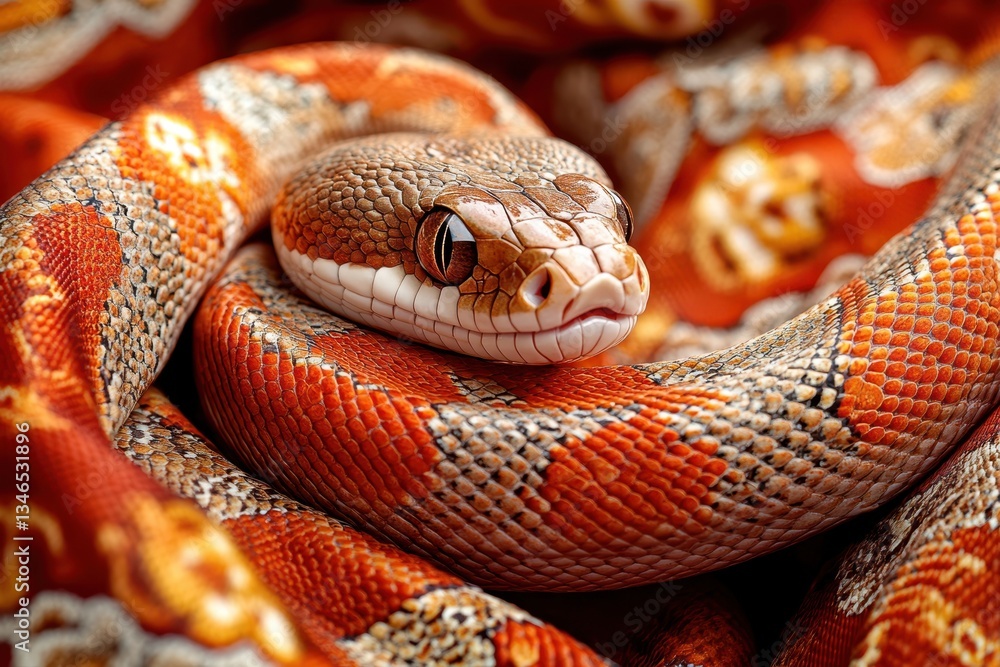 Fototapeta premium Close-up Snake Banner