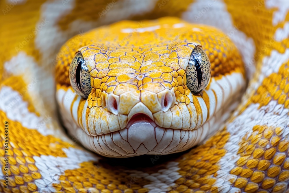 Fototapeta premium Close-up Snake Banner